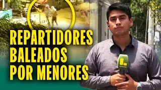 Piden delivery y terminan baleando a repartidores: Menores implicados en atroz crimen