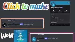 HOW TO MAKE A CALCULATOR/ MATH BOT IN BDFD. 100% REAL ( NO CLICKBAT)