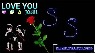 #S+S Lettering Name Art Shorts Video||WhatsApp Love Status 2025❣️🌹|| #shorts #foryou #love #nameart