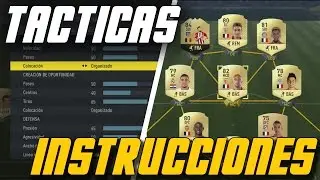 TACTICAS Y INSTRUCCIONES EN FIFA 17 - FORMACION 4-3-2-1 - CAM7