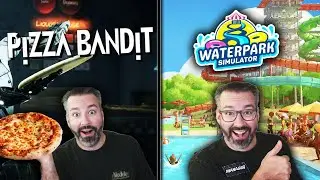 Time Traveling Pizza Chef Fun🍕 & Managing A Waterpark!🏄&zwj;♀️🏊🏻😎 (Waterpark Simulator)