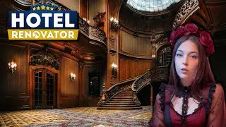 I tried making a Victorian Gothic Hotel in Hotel Renovator! (Episode 1)