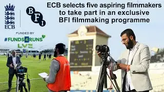 ECB select me to film for the BFI filmmaking programme (British Film Institute) #funds4runs #cricket