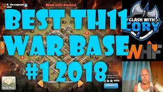 BEST TH11 WAR BASE #1, POST UPDATE 2018