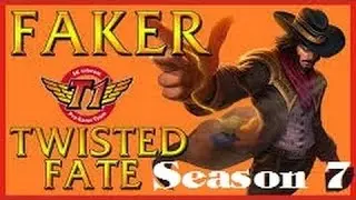 SKT T1 Faker -  Twisted Fate vs Leblanc  MSI Brazil LOL Challenge S7 #2