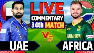 Live: South Africa vs UAE T20 World Cup Match-34 | Live Score & Commentary