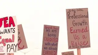 Janesville teachers demand &lsquo;Fair Pay Now&rsquo; at Monday rally