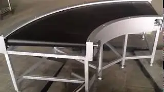 90 degree curve belt conveyor