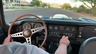 1969 Jaguar E-Type Hard Acceleration