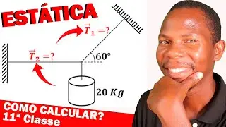 [PASSO A PASSO] Como Calcular a Tensão Aplicada numa Corda | Estática | @estevaomanueljoao