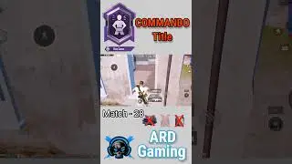 Day - 28 Commando Title Challenge 🚫🪖🚫🦺🚫🎒