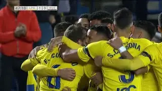 Gol de Eric Curbelo en el UD Las Palmas 1 SD Huesca 0 | Audio: Jordi Pons | J25 22-23