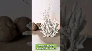 The idea of ​​making decorations through papier mache #design #ideas #decor #idea #papiermache