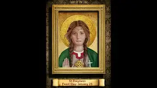 Saint of the Day &mdash; January 25 &mdash; Saint Dwynwen #saintoftheday