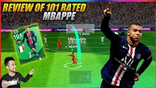 101 Rated Featured Mbappe Review 🔥🔥 | Pes 2021 Mobile | Best Player In Pes?