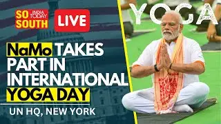 NaMo leads International Yoga Day celebrations at UN HQ in New York | LIVE