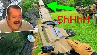 HOW QUIET IS THIS AIRSOFT RIFLE? Airsoft at EMR Event Park for Knight Sky V by Other World Milsim