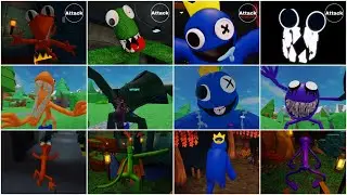 Rainbow Friends : Hungry Vs Accurate Roleplay (Blue vs Green vs Orange vs Purple