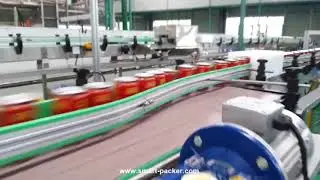 Factory tour for can packing line high speed canning customized line