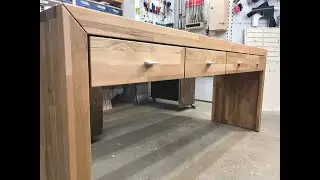 028 Ein Office M&ouml;bel f&uuml;r das Wohnzimmer entsteht