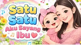 Lagu satu satu aku sayang ibu - lagu anak anak Indonesia ceria edukatif animasi AI | Baby Queen