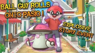 Ball Guy Rolls Out on Pasio! INCREDI-BALL! | Pokemon Masters EX