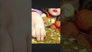 ASMR: Eating spicy Pani Puri eating challenge ASMR video golgappa😋 eating lovers Mukbang challenge