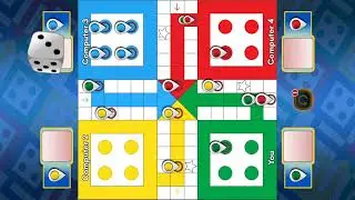 Ludo game in 4 players | Ludo King 4 players | Ludo gameplay #70