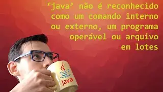 java n&atilde;o &eacute; reconhecido como um comando interno ou externo... Solu&ccedil;&atilde;o!