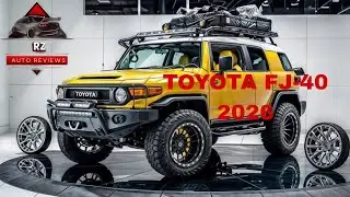 2026 Toyota FJ-40 | Next-Gen Adventure SUV for the US Market