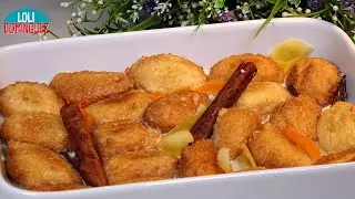 PAPAJOTES con leche o REPÁPALOS receta dulce tradicional. Mi abuela los llamaba papajotes con leche.