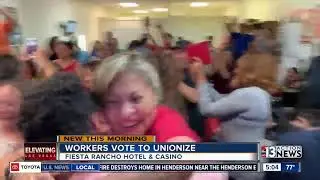 Workers at Fiesta vote to unionize