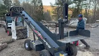 Popping Poplar Into Kindling Pieces