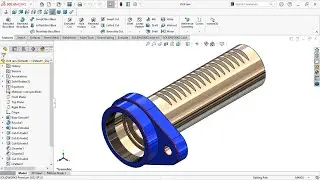 Sketch drill machine ram in solidworks | Solidworks tutorial