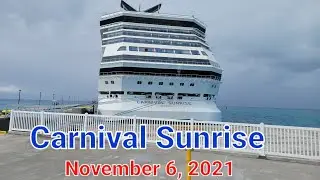 Carnival Sunrise November 6, 2021