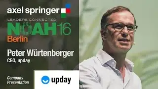 Peter W&uuml;rtenberger, upday - Axel Springer NOAH16 Berlin