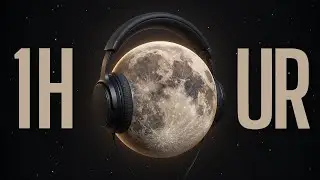 1 HOUR MOON FREQUENCY 🌙 210.42 Hz INTUITION & EMOTIONAL BALANCE Ambient Sound (White Noise)