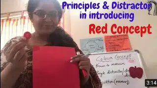 How to teach red colour concept | Applying Principles & Distractors | SEND Awareness