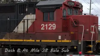 Dash 8 At Mile 38  CN Bala Sub!
