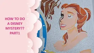 How to color Disney Mystery books - PART 1
