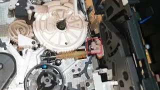 VHS Philips VR260 [pt03] - schneller Fix des Ritzel (keine Dauerl&ouml;sung) / temporary gear fix