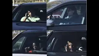 Real Madrid players arriving at their Training Facilities