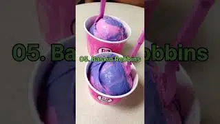 Top 5 Best Ice Cream Brands🍦#top #fact #bts #top10 #icecream