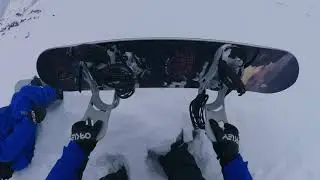 Val Thorens Off-Piste Snowboarding | POV Footage (4K)