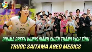 Gunma Green Wings gi&agrave;nh chiến thắng kịch t&iacute;nh trước Saitama Ageo Medics | VTV B&igrave;nh Điền Long An
