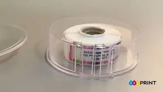 How-To Use The 123Print Clear Round Elegant Label Dispenser