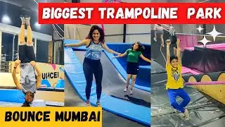 Biggest TRAMPOLINE PARK in Mumbai | BOUNCE Infiniti mall malad  | Best things to do Mumbai |