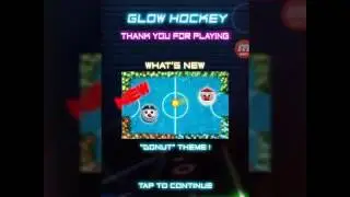 PLAYING GLOW HOCKEY WITH MY FRIEND