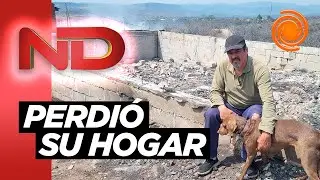 El FUEGO ARRASÓ con su CASA en Punilla: el DESGARRADOR RELATO en medio de la desolación