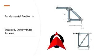 Fundamental Problem Calculations | Statically Determinate Trusses | Part 1 | Method of Joints